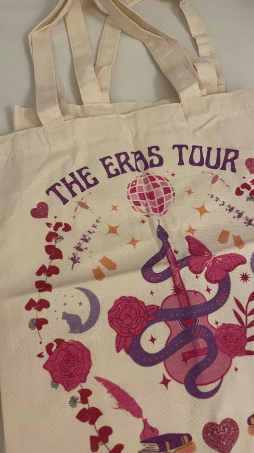 The eras tour concert Taylor Swift Fans Inspiration Self Print Jute Bag Tote Bag