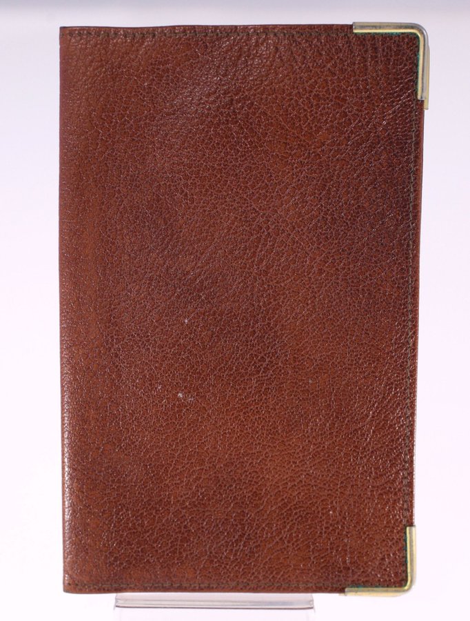 Fisher Controls vintage real calf bifold wallet-Made in England-circa 1970s-54g