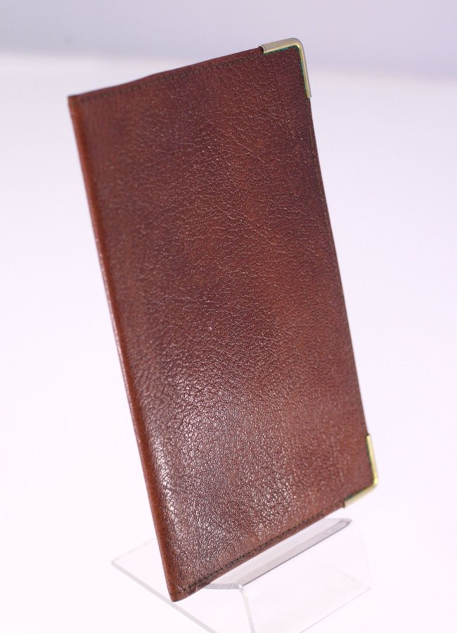 Fisher Controls vintage real calf bifold wallet-Made in England-circa 1970s-54g