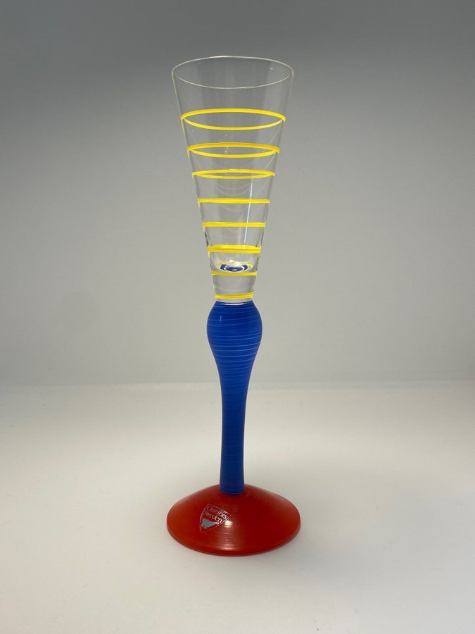 (3/6) ORREFORS - SNAPSGLAS - ”CLOWN” - ANNE NILSSON