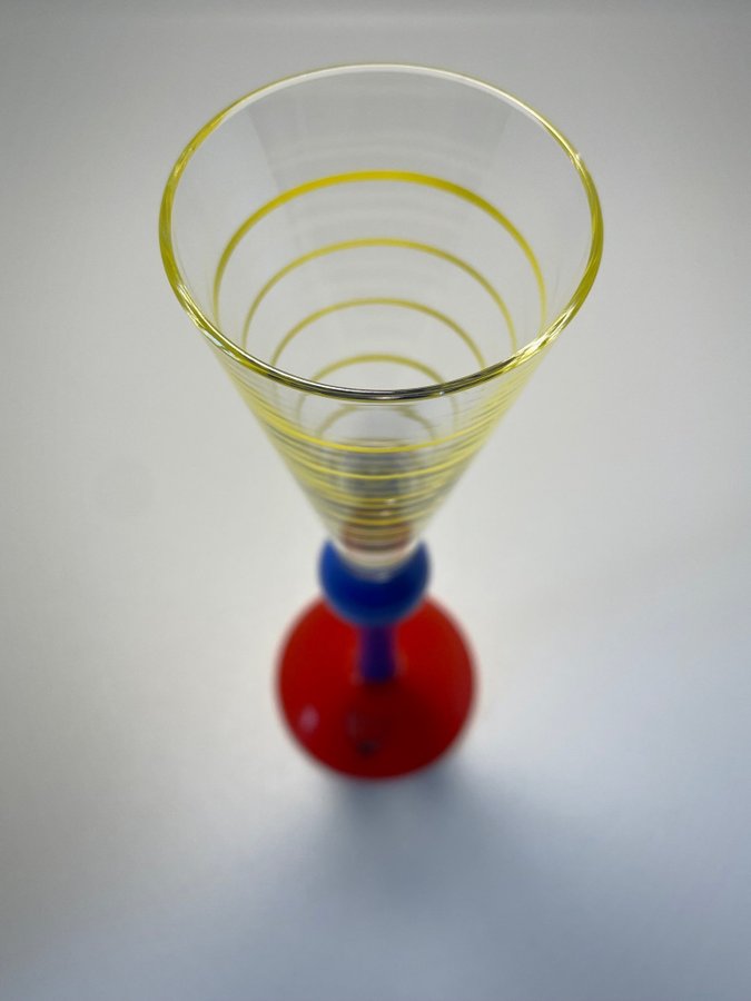 (1/6) ORREFORS - SNAPSGLAS - ”CLOWN” - ANNE NILSSON