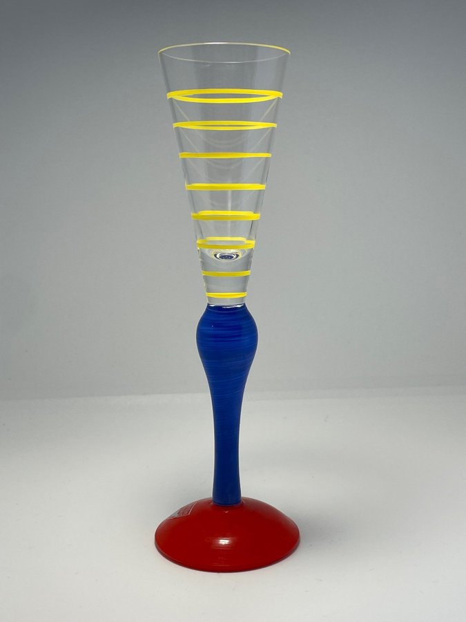 (1/6) ORREFORS - SNAPSGLAS - ”CLOWN” - ANNE NILSSON