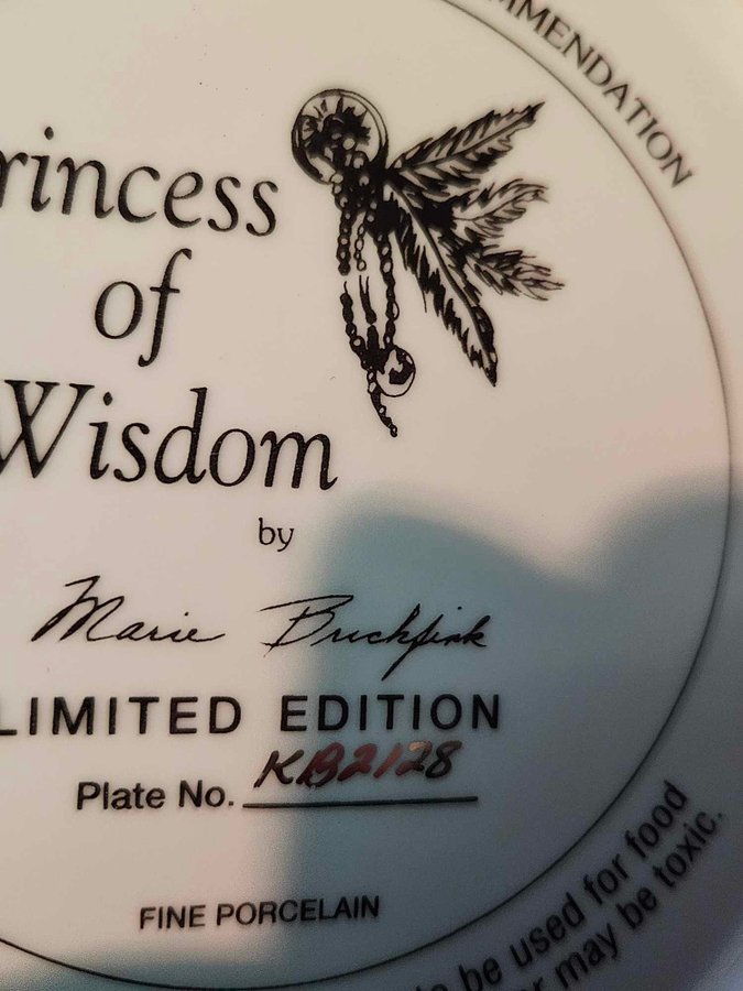 Franklin Mint Heirloom recommedation Princess of Wisdom av Marie Buchfink