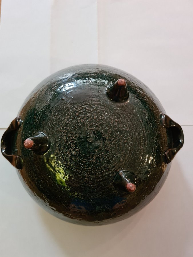 Rund skål på fot Gabriel keramik