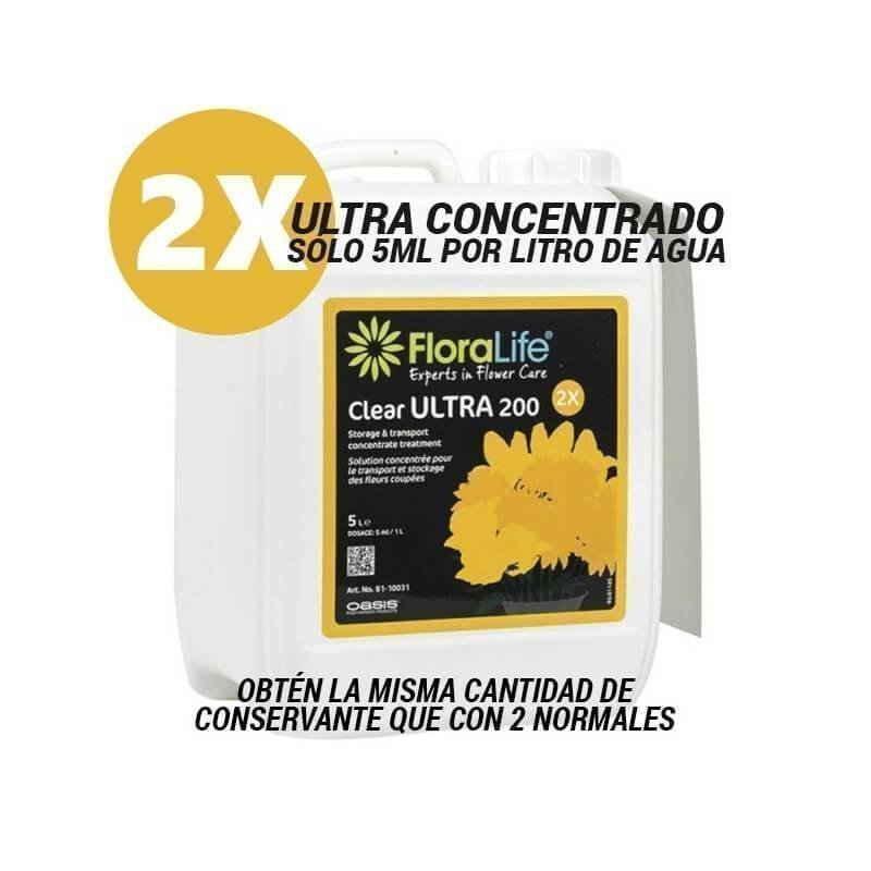 NYA! Floralife® ULTRA 200 Clear 5 liter dubbelkoncentrerad räcker till 1000 lit