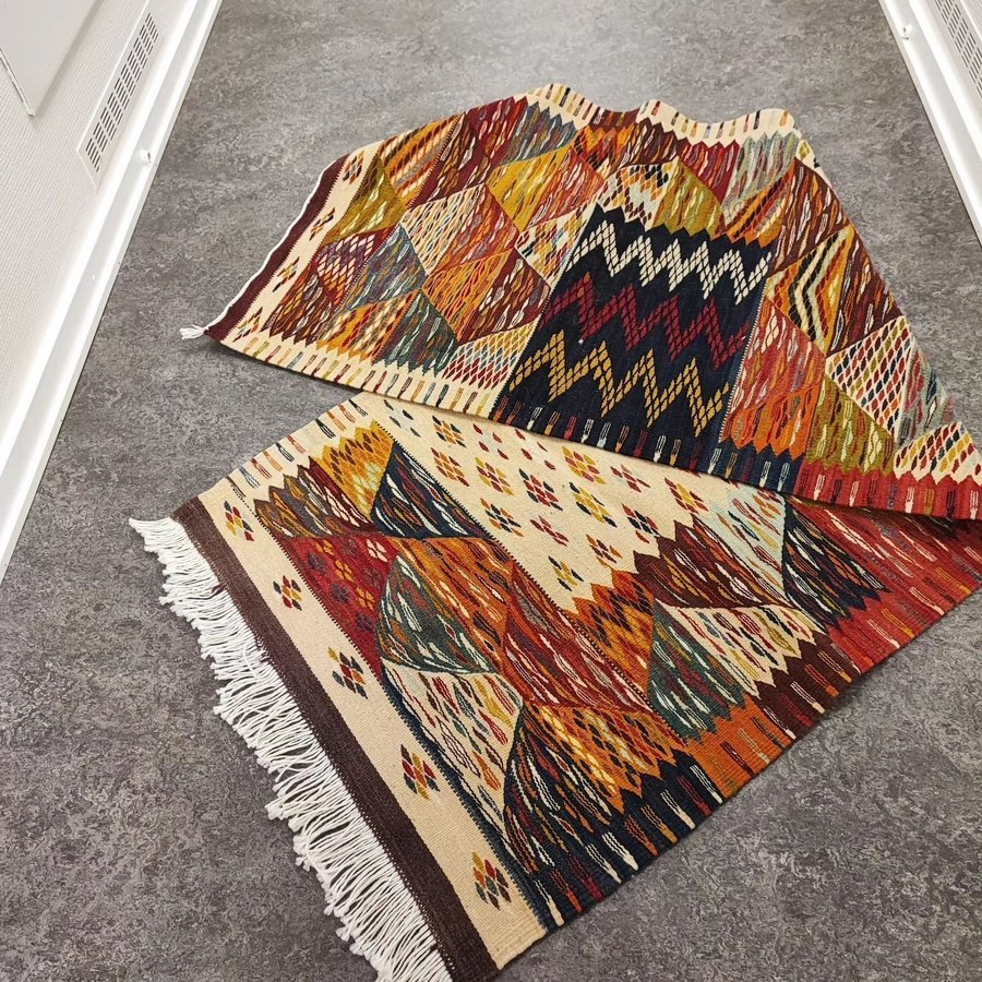 Ny äkta Marockansk konstnärlig matta 62×166 cm