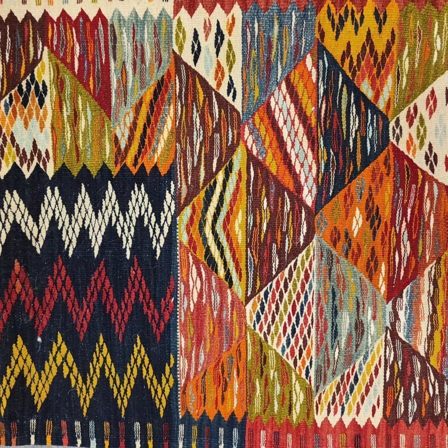 Ny äkta Marockansk konstnärlig matta 62×166 cm