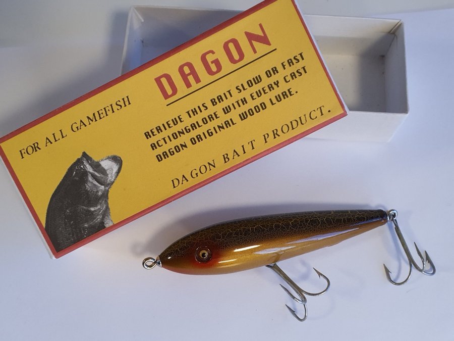 Trä Wobbler - Dagon - Original wood Allman