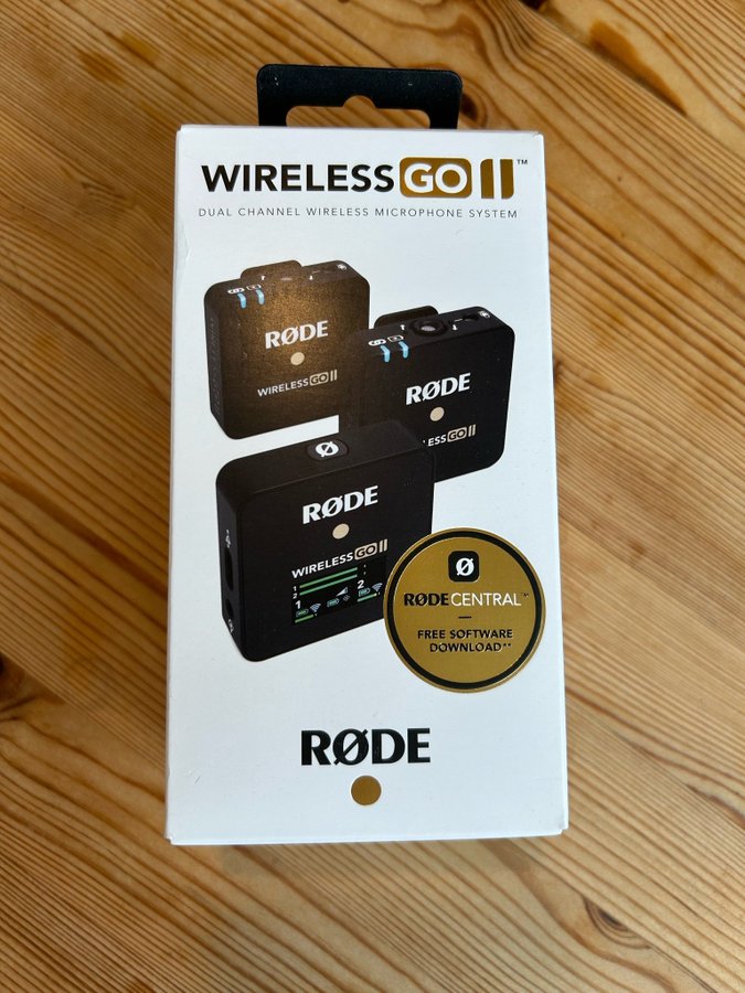 Rode Wireless Go II Trådlöst mikrofonsystem
