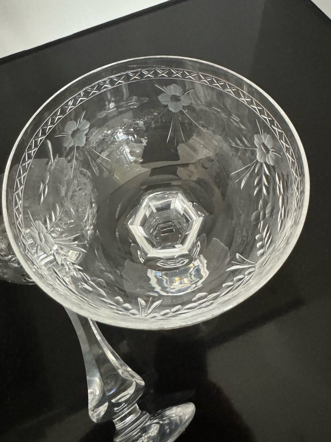 2st Champagneglas Kosta Boda ”Mac Guirland” Fritz Kallenberg