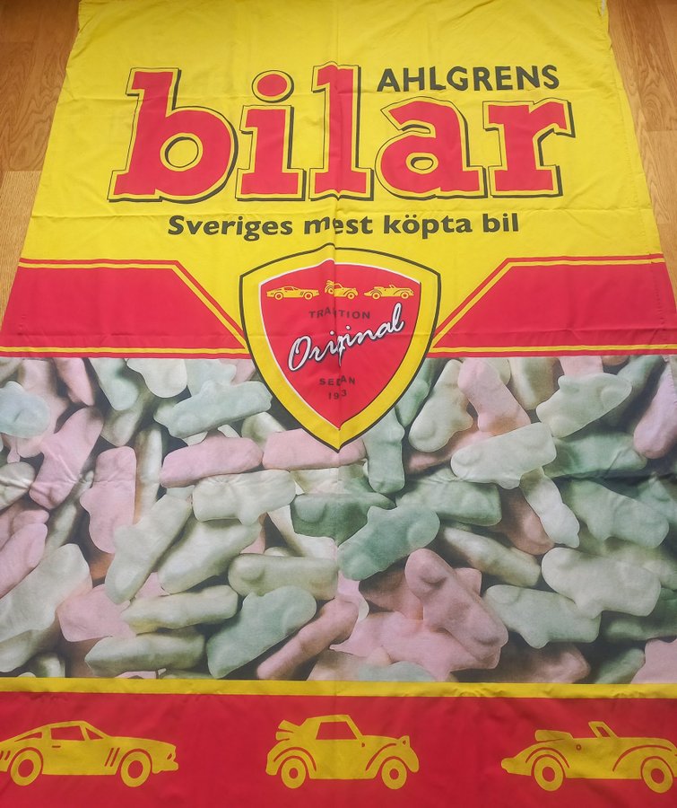 Ahlgrens Bilar Påslakan Bomull 140x200 cm Ej Örngott