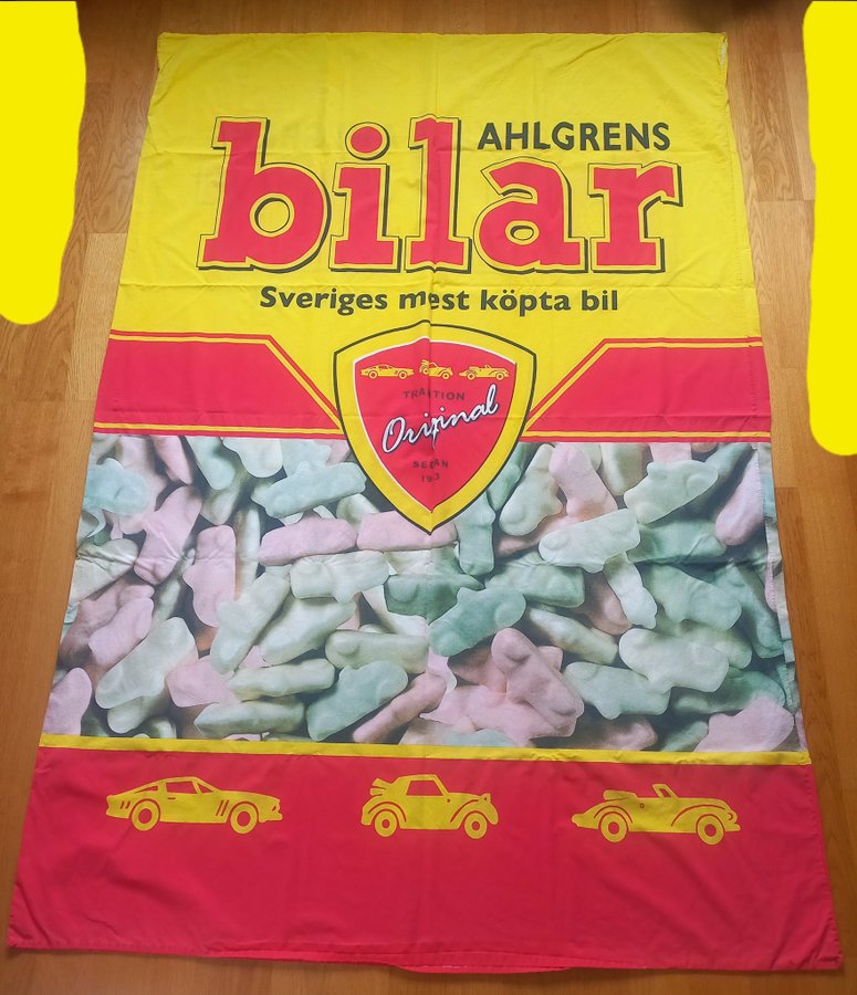 Ahlgrens Bilar Påslakan Bomull 140x200 cm Ej Örngott