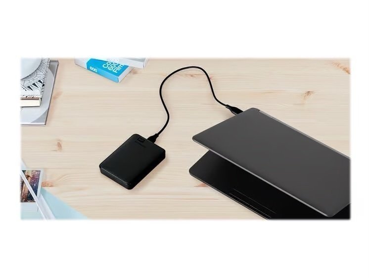 WD Elements Portable Extern 2TB Hårddisk – USB – Svart