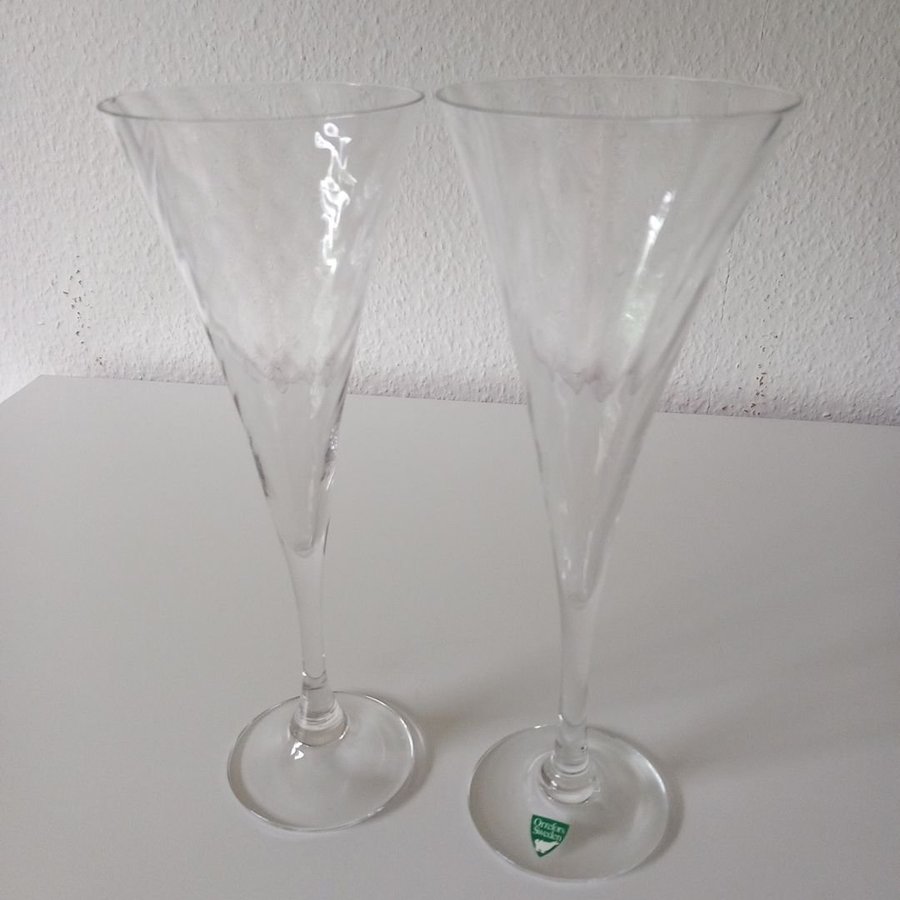 Orrefors Helena Champagneglas-2 st