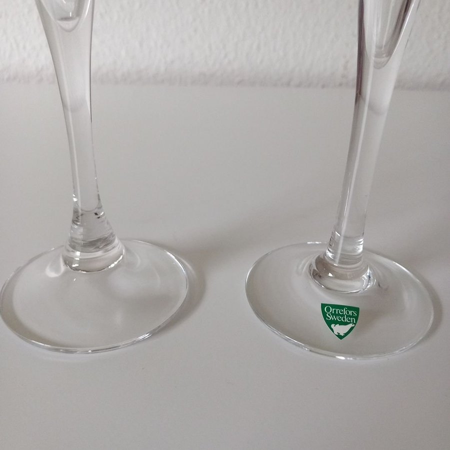 Orrefors Helena Champagneglas-2 st