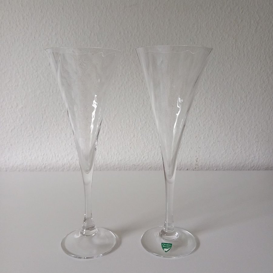 Orrefors Helena Champagneglas-2 st