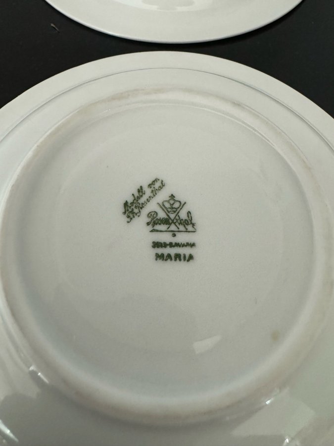 Rosenthal Maria kaffekoppar med fat SELB Bavaria