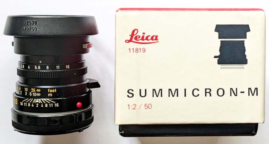 Leica Summicron-M 1:2/50 Fokustab "Tiger Claw"