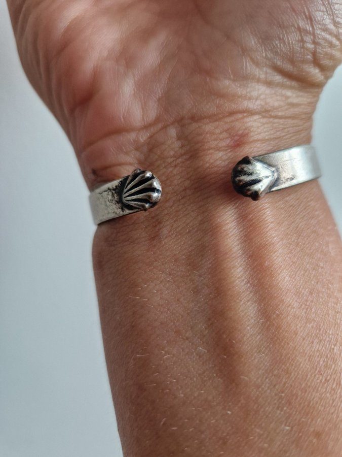 Vintage Silver armband med vackra detaljer