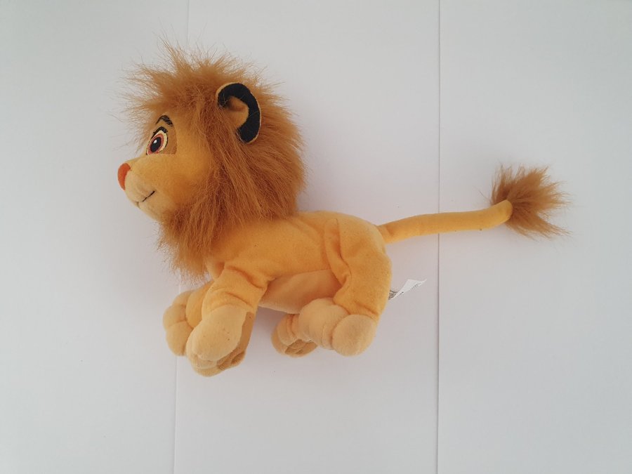 Lion King Simba with Mane Disney 2002 gosedjur