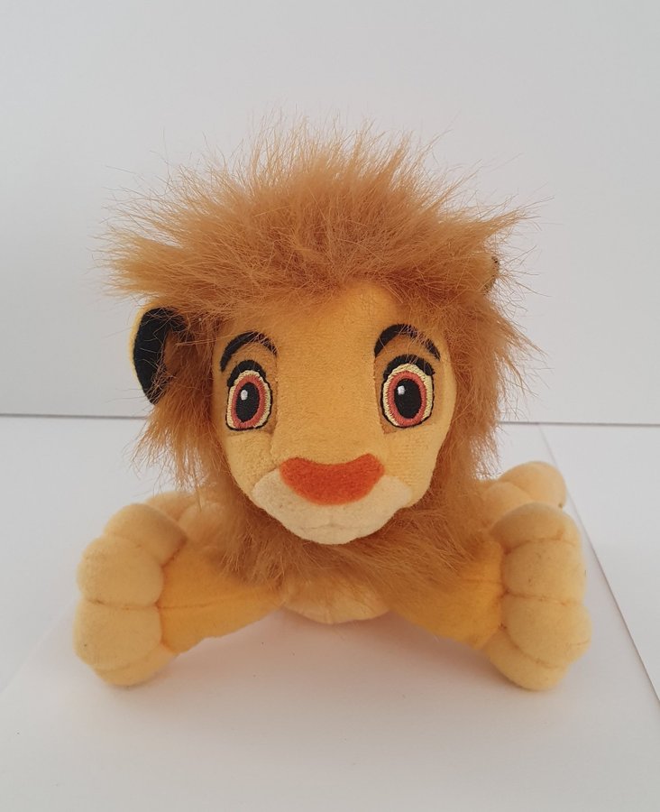 Lion King Simba with Mane Disney 2002 gosedjur