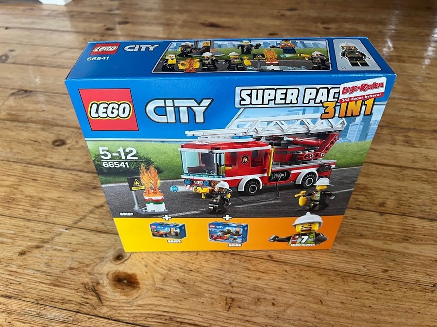 Uåbnet - 66541 LEGO CITY Fire Value Pack