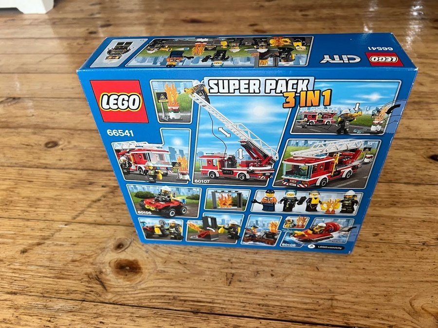 Uåbnet - 66541 LEGO CITY Fire Value Pack