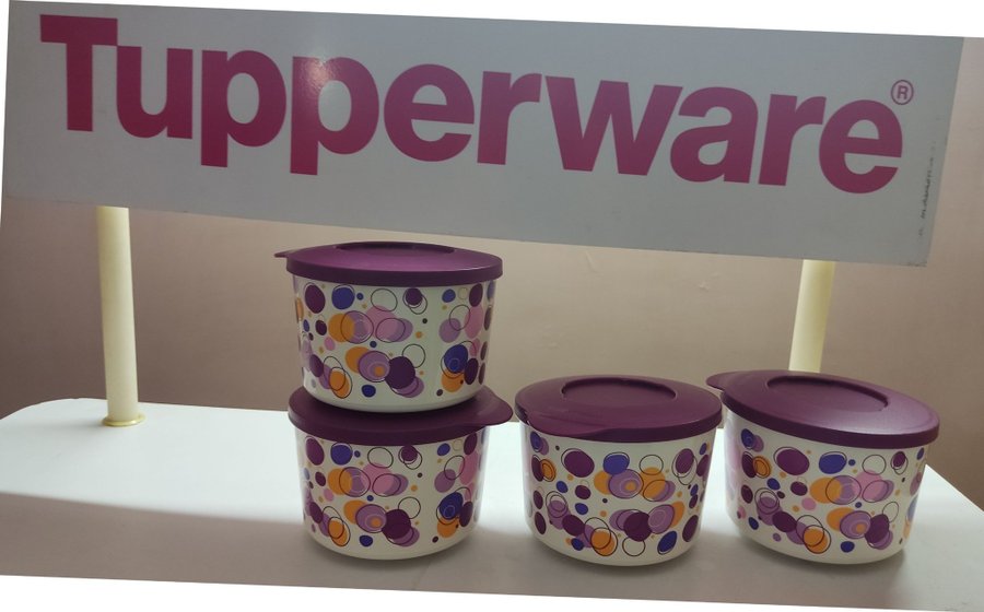 HELT NY! Tupperware ILLUMINA BOWL 800 ml (Set of 4)