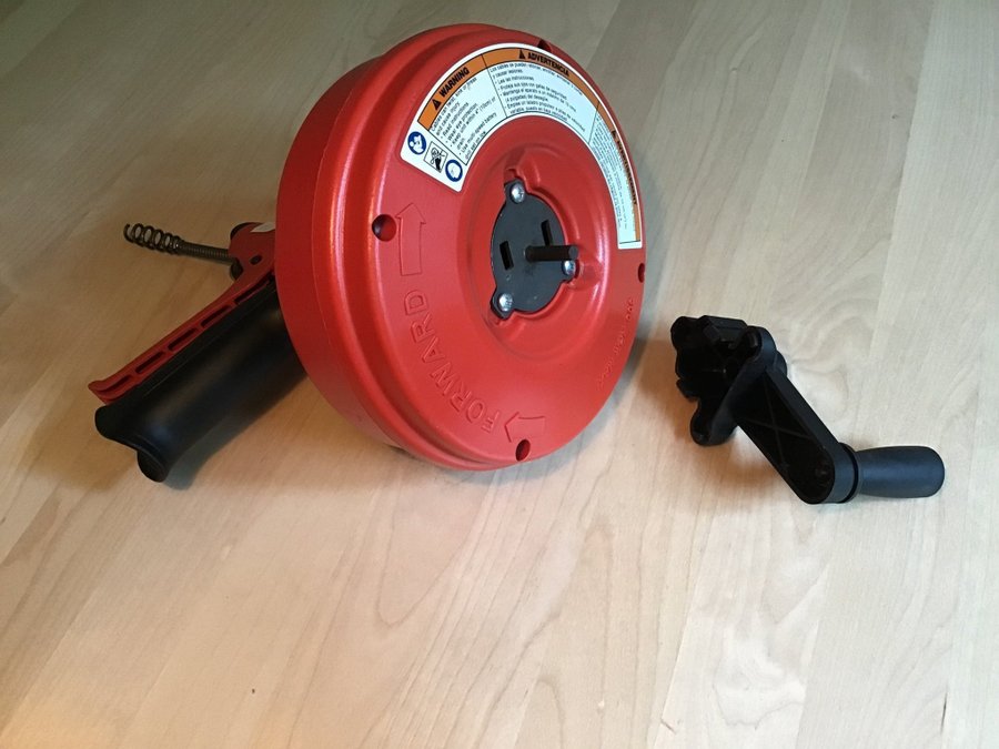 RIDGID POWER-SPIN + RENSMASKIN TILL AVLOPP - För diskho tvättställ o badkar