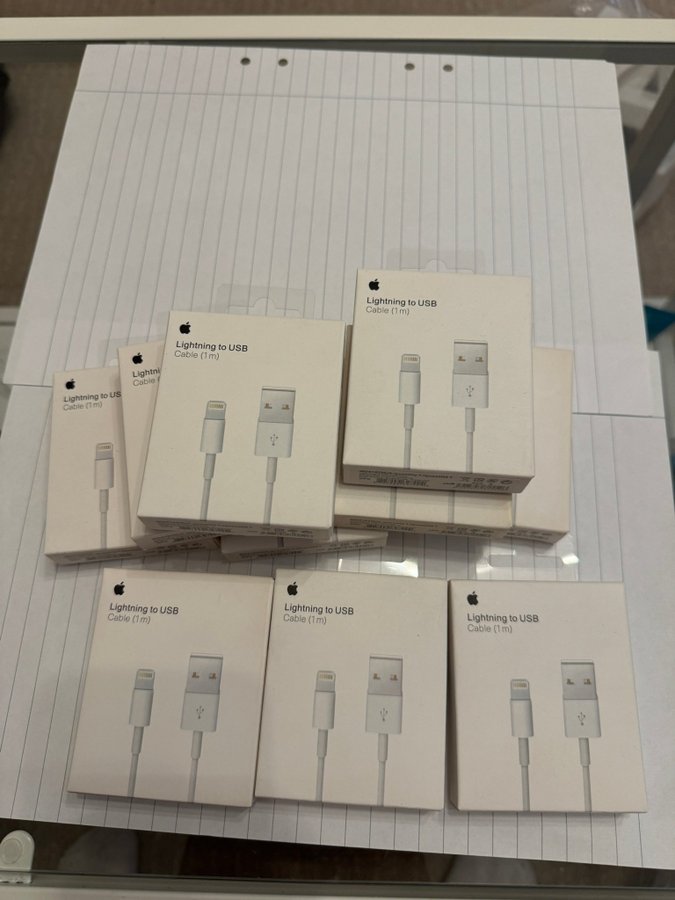 10-Pack Apple Original Lightning till USB-kabel (1 m)