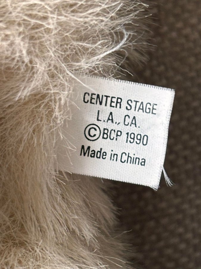 Vintage 1990 Center Stage Baby Pets gosedjur docka