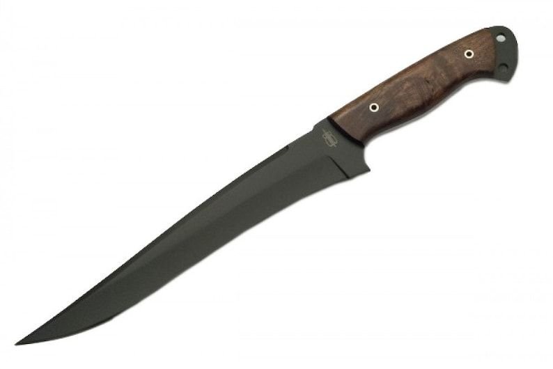 Custom Handmade Fisherman Filet 1095 High Carbon Steel Walnut Burl Handle Knife
