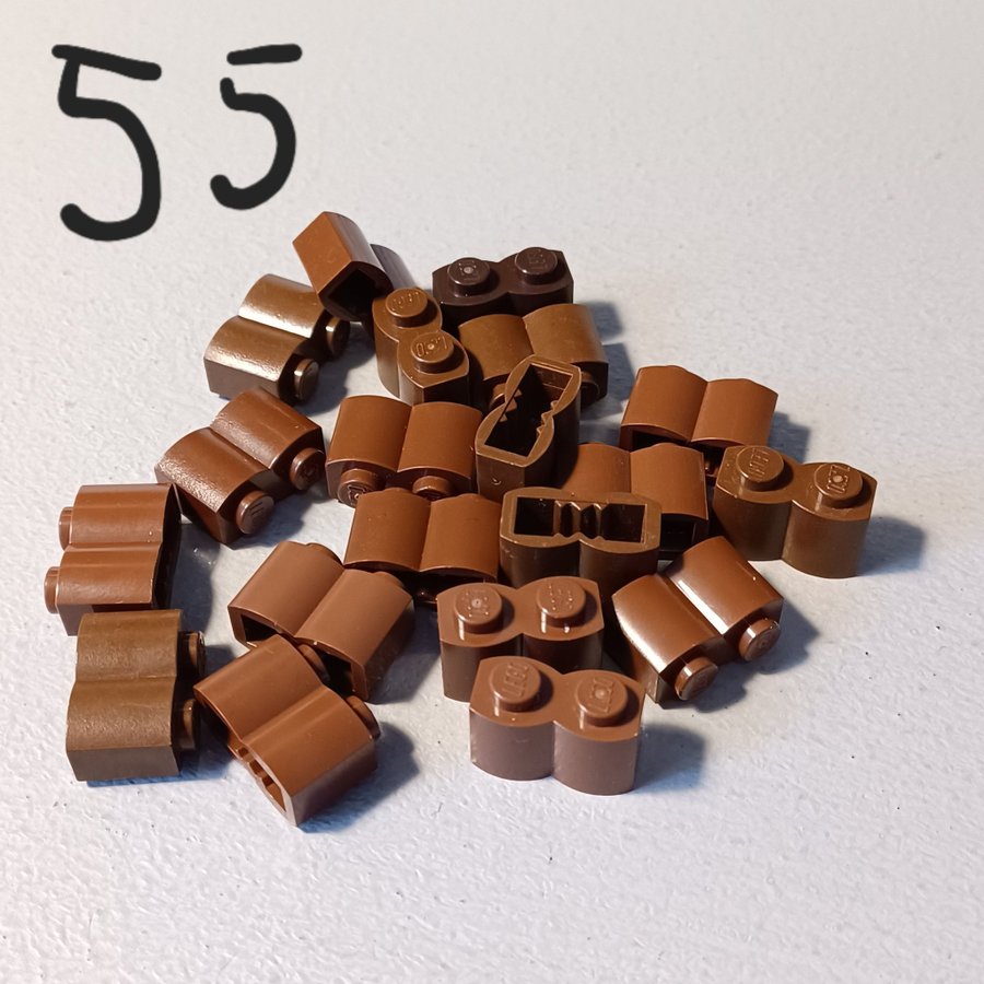 LEGO Blandade tegel stenar 1x2 delar enligt bild