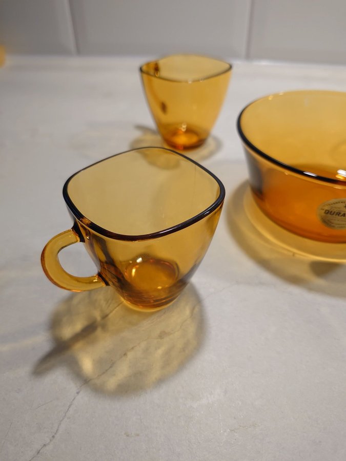 Duralex Skål - Vereco France glögg glas - Retro