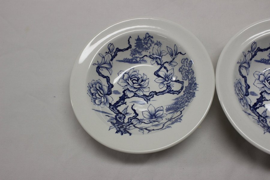 2 Vintage Frukostskål Liten Skål Skålar Enoch Wedgwood - England