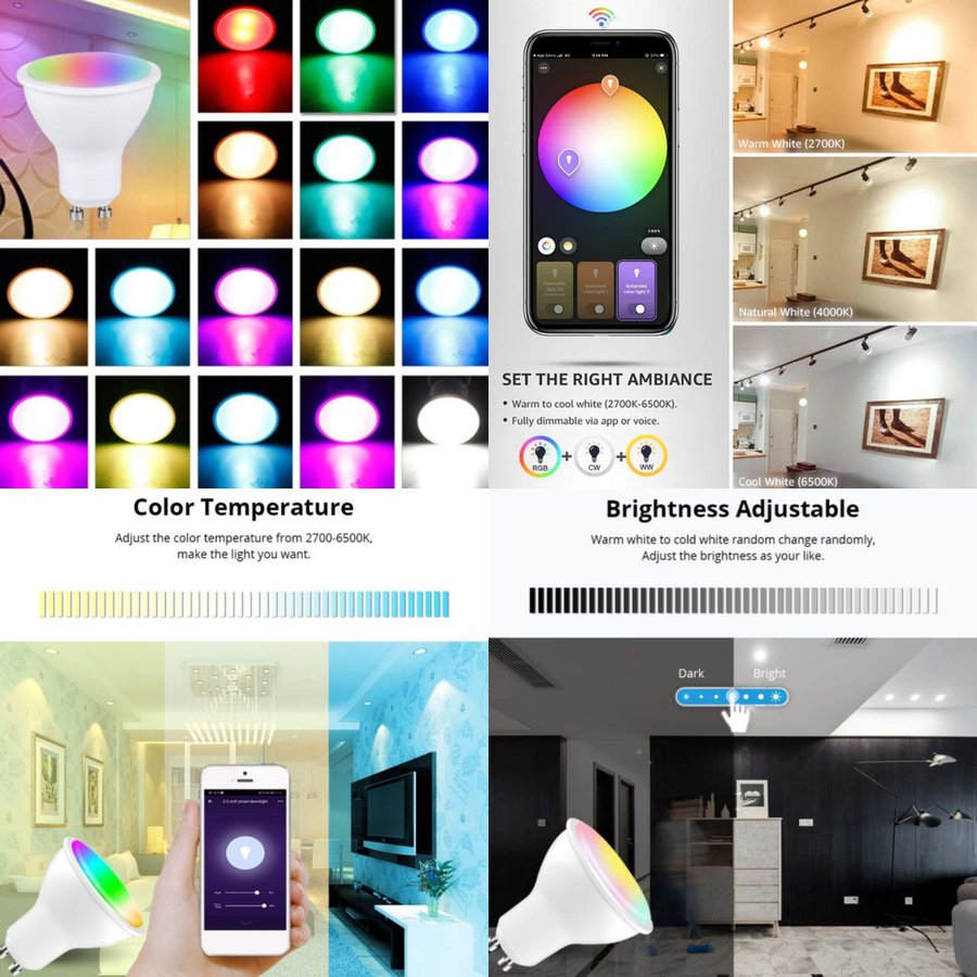 1 St Zigbee GU-10 LED Lampa Philips Hue Kompatibel