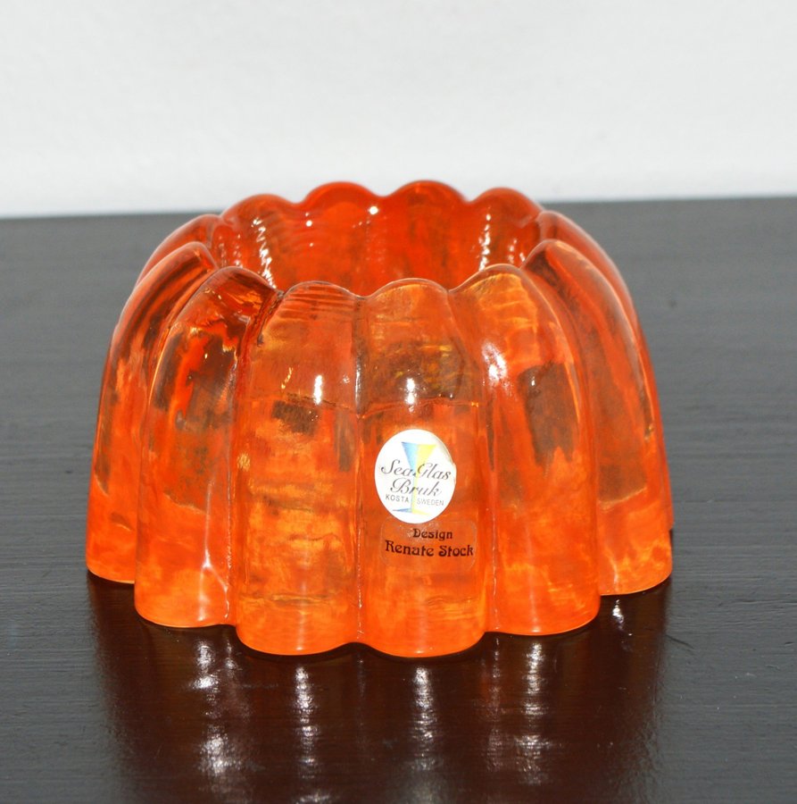 SEA KOSTA RENATE STOCK IMAGINE ORANGE LJUSLYKTA GLAS - LJUSSTAKE