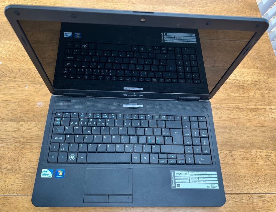 Laptop Packard Bell modell EasyNote TH