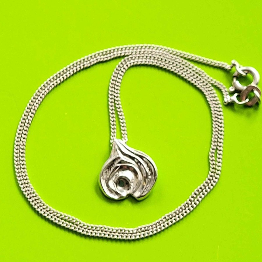Lappland Design AB:s silver halsband silverhalsband 385 cm stämplad 925