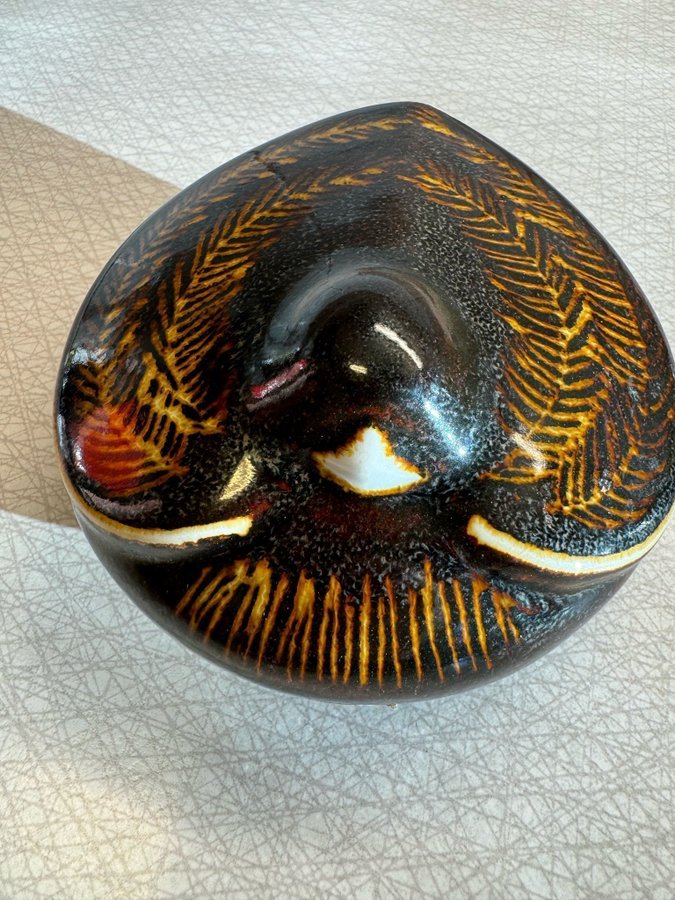 Arabia FIGURIN keramik i form av fågel Peter Winqvist Arabia 1960/70-tal