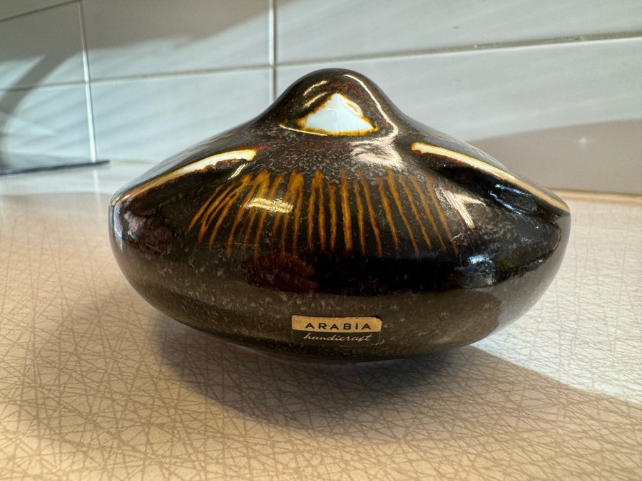 Arabia FIGURIN keramik i form av fågel Peter Winqvist Arabia 1960/70-tal