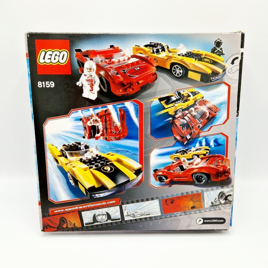 LEGO 8159 - Speed Racer - Racer X  Taejo Togokhan - 100% Komplett