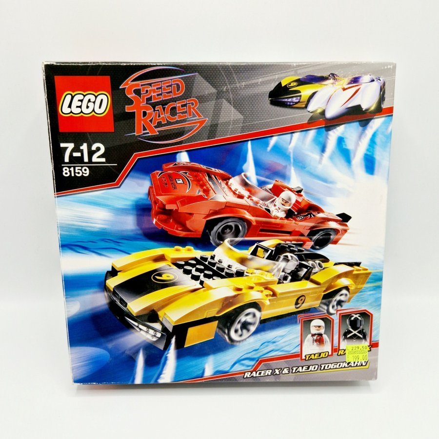 LEGO 8159 - Speed Racer - Racer X  Taejo Togokhan - 100% Komplett