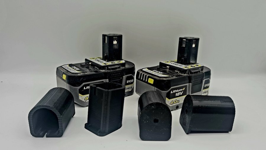 Batterifästen 4-pack passande RYOBI 18v batterier