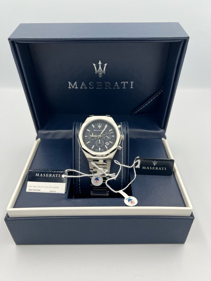 Maserati Herre ur - Kronograf - Stål HELT NYT