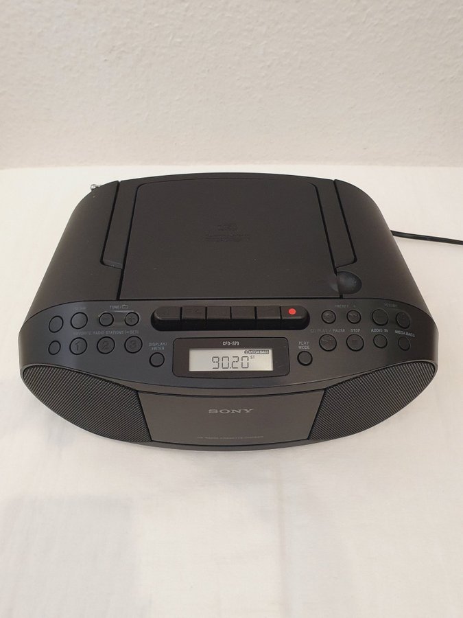 Sony CFDS70 CD / Radio / Kassett spelare Bärbar Radio Defekt objekt
