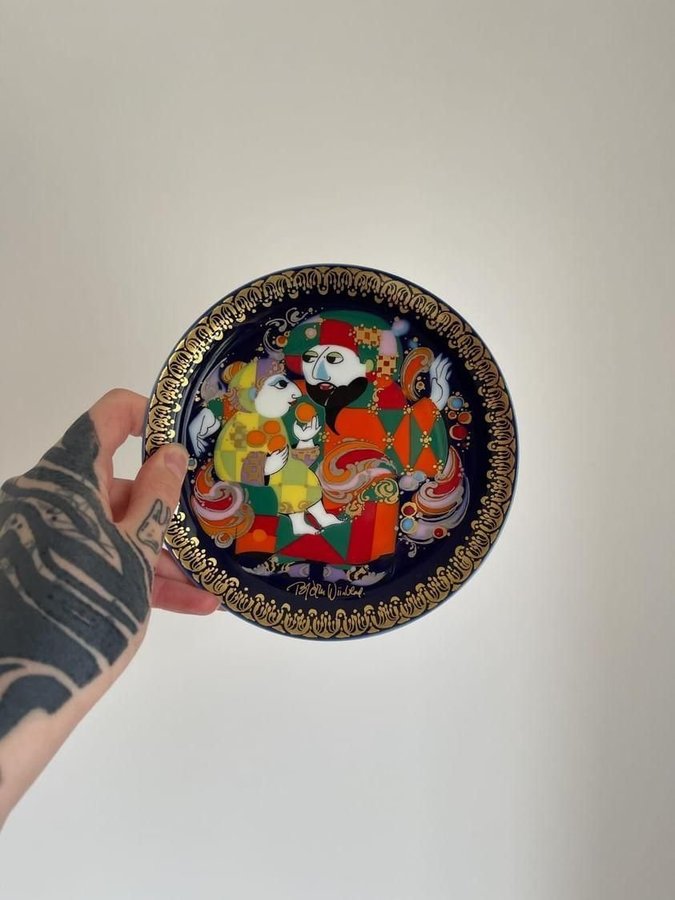 Samlartallrik Björn Wiinblad Rosenthal Aladdin tallrik