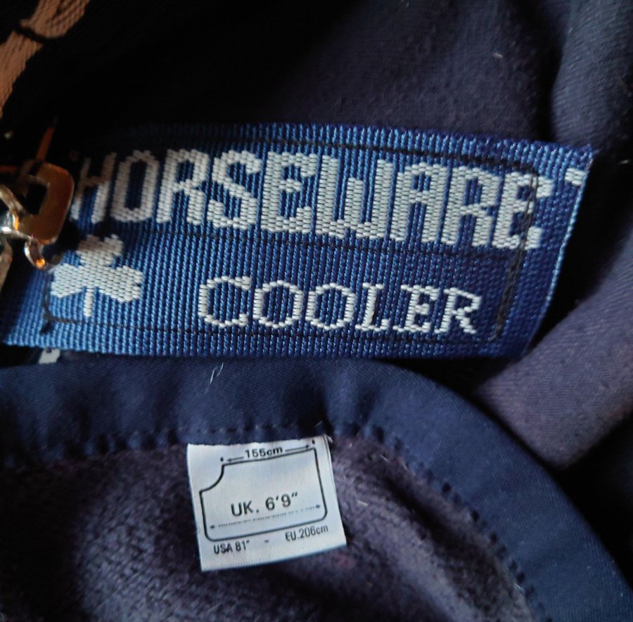 Horseware cooler 6'9" exklusiva varianten