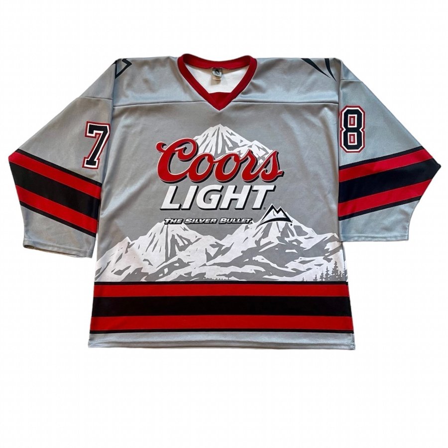 Vintage made in USA COORS LIGHT hockey jersey