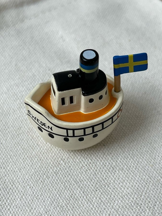 Lisa Larson figure Gustavsberg boat båt miniatyr-Limited Edition